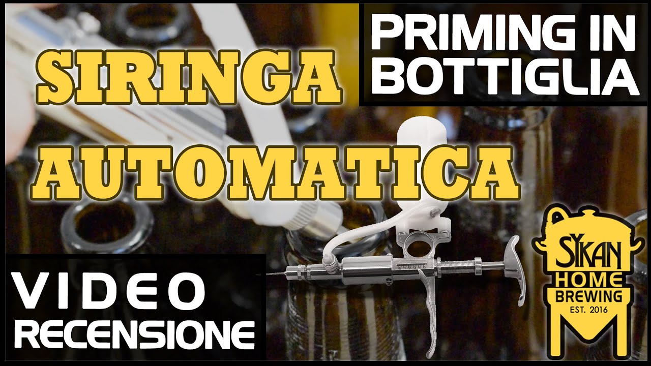 Siringa AUTOMATICA per PRIMING in BOTTIGLIA | Utilizzo e RECENSIONE | Attrezzature per HOMEBREWING