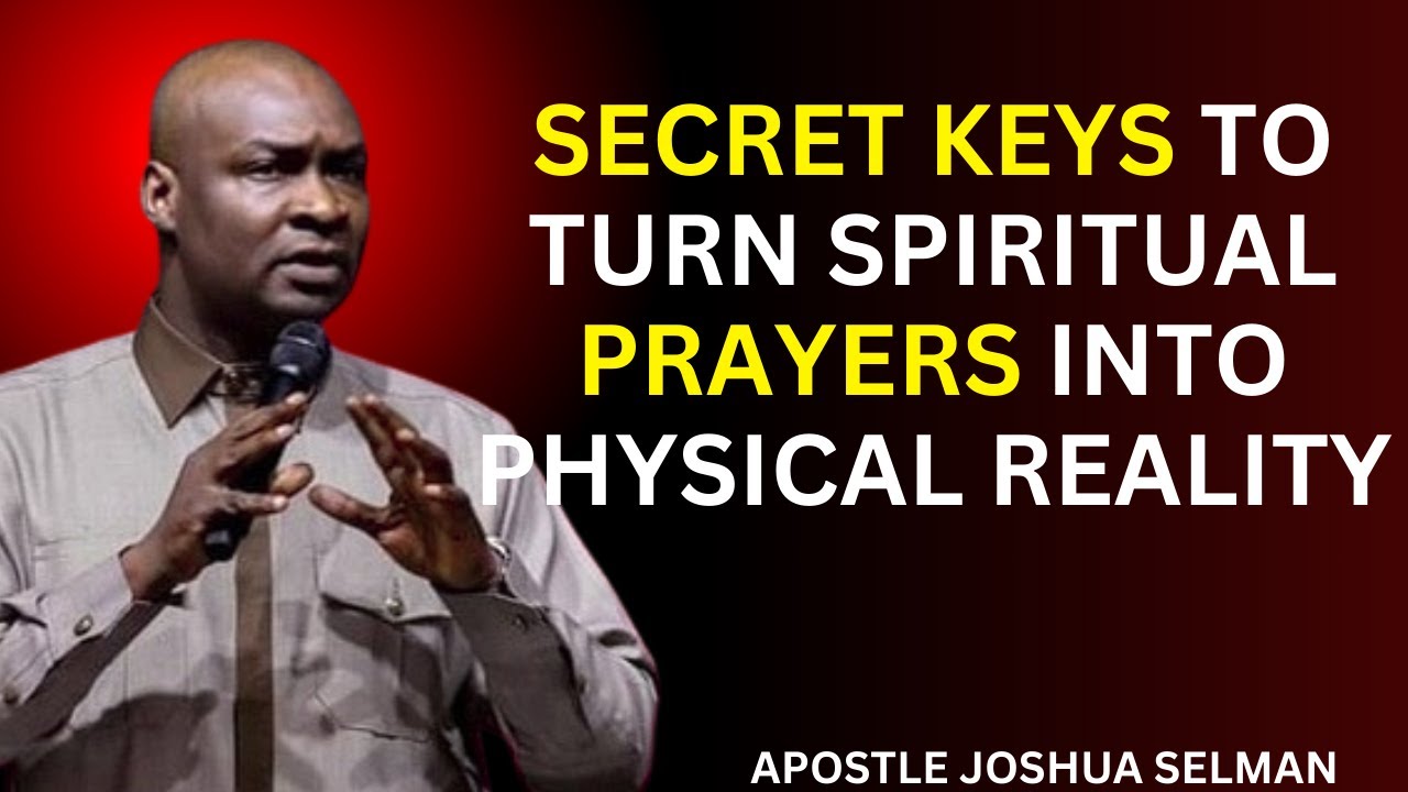 IF YOU WANT YOUR PRAYERS IN THE SPIRIT REALM TO MANIFEST PHYSICALLY NOW | SELMAN MOTIVATION HUB