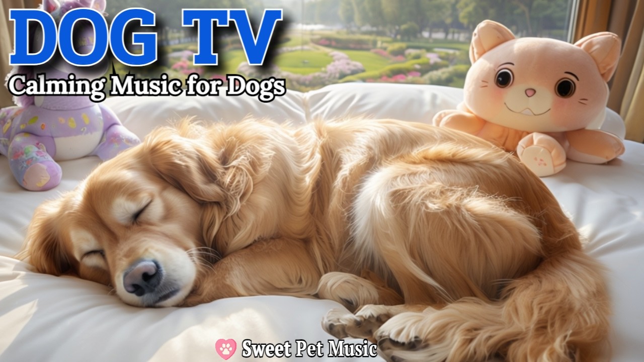 20 Hours of Calming Dog Music🦮💖Deep Sleep & Separation Anxiety Support🎵🦮Premium Healing Dog TV