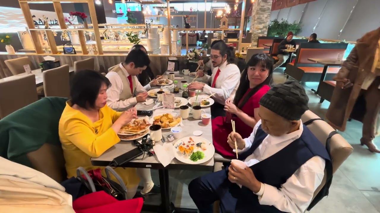 Sharing A Meal After A Special Day