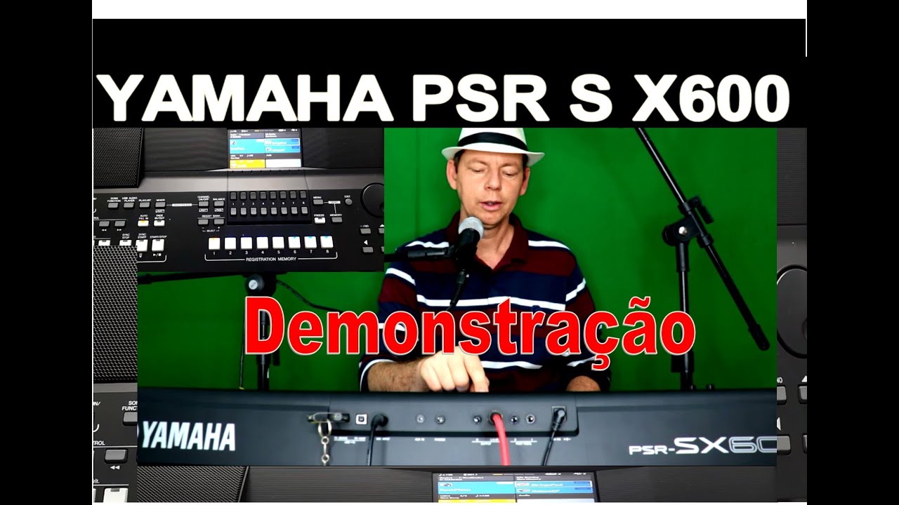 DEMONSTRAÇÃO TECLADO SX600