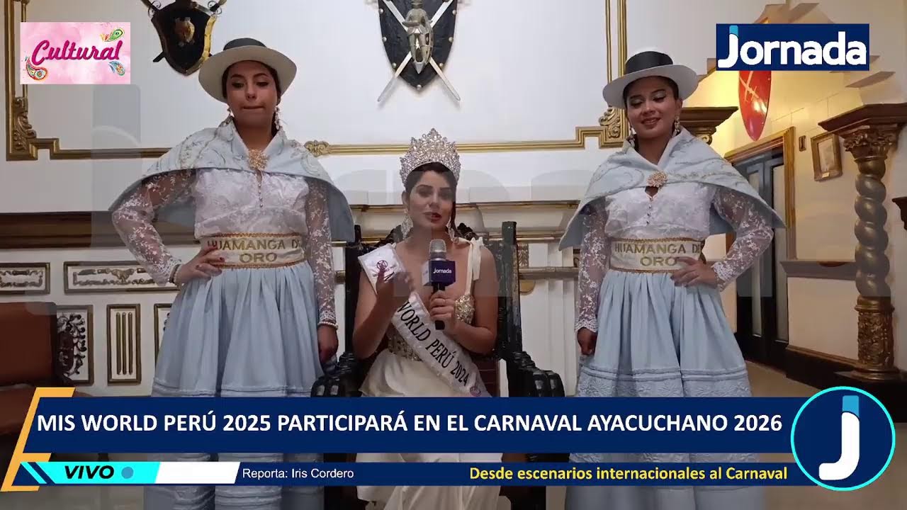 Desde escenarios internacionales al Carnaval Ayacuchano 2026: Mis World Perú 2025 participará