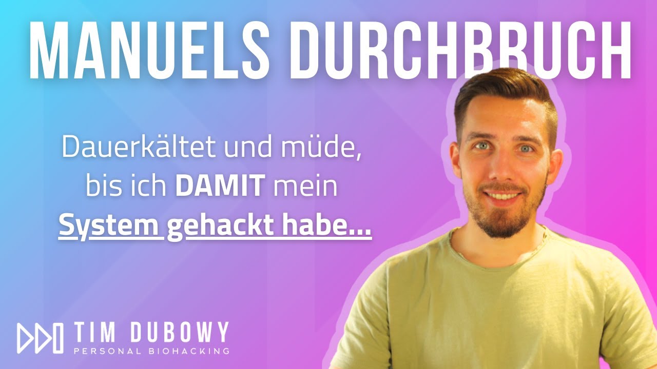 Vorher dauererkältet und todmüde, jetzt topfit | Erfahrungen mit Tim Dubowy - Personal Biohacking