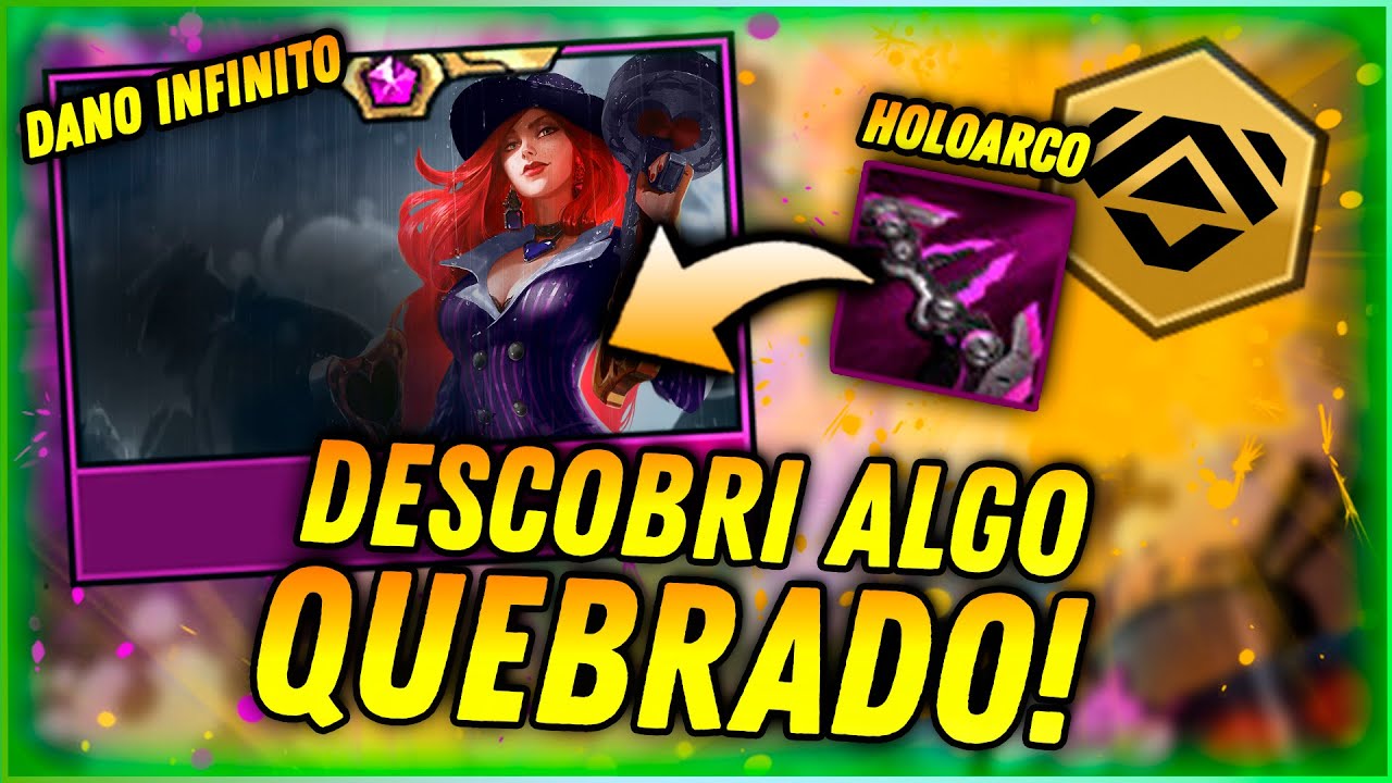 CONSEGUI COLOCAR HOLOARCO NA MISS FORTUNE E DESCOBRI QUE É TOTALMENTE QUEBRADO! | Teamfight Tactics