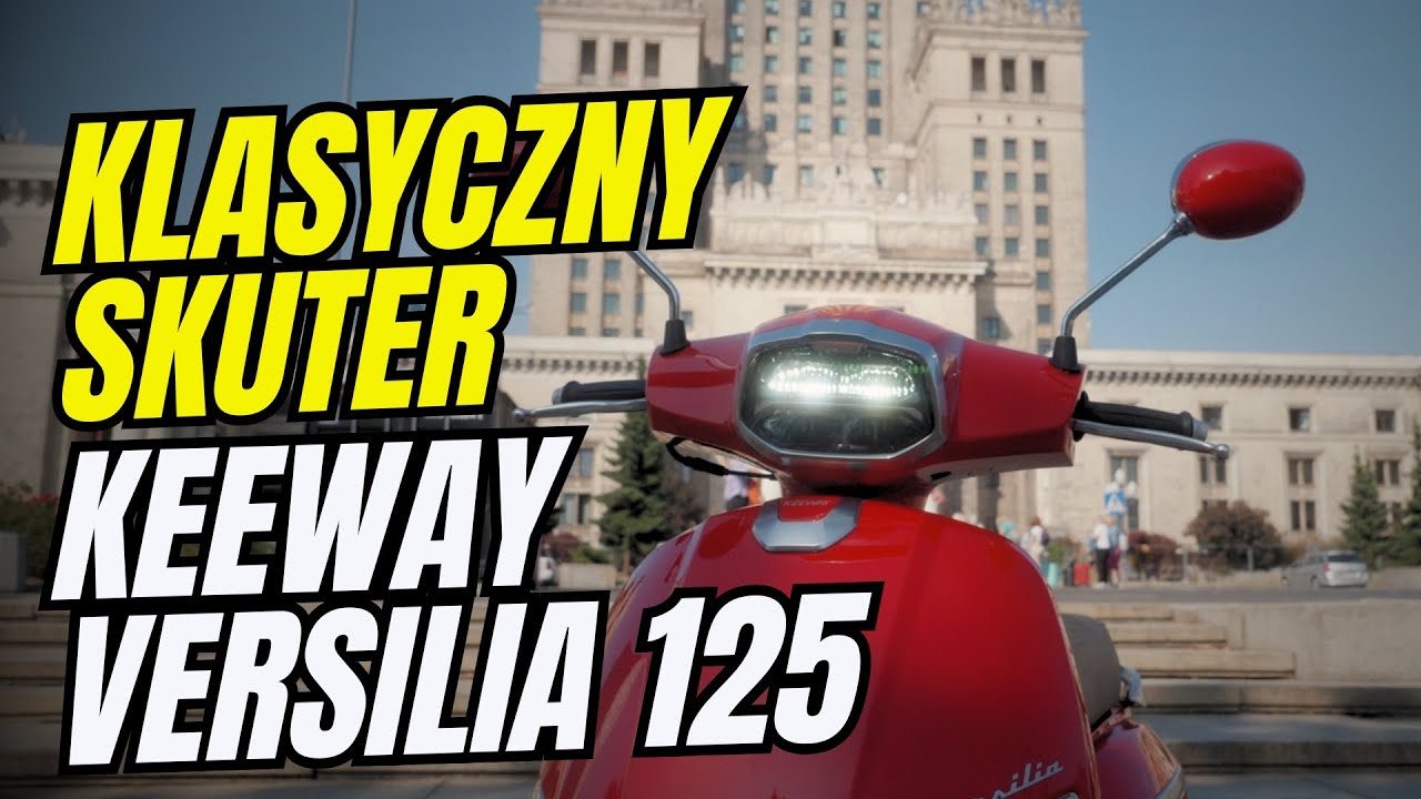 Klasyczny skuter 125 do miasta | KEEWAY VERSILIA 125