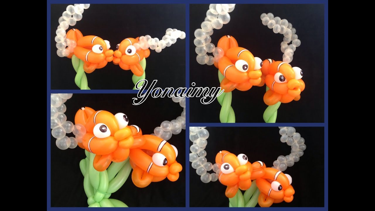 PECESITO NEMO HECHO CON GLOBOS.- HOW TO MAKE A NEMO BALLOON