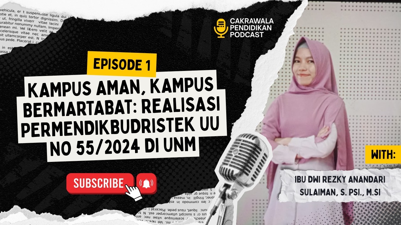 Podcast Cakrawala Pendidikan | Stop Bullying di Kampus! Perspektif Psikologi & Kebijakan Pendidikan