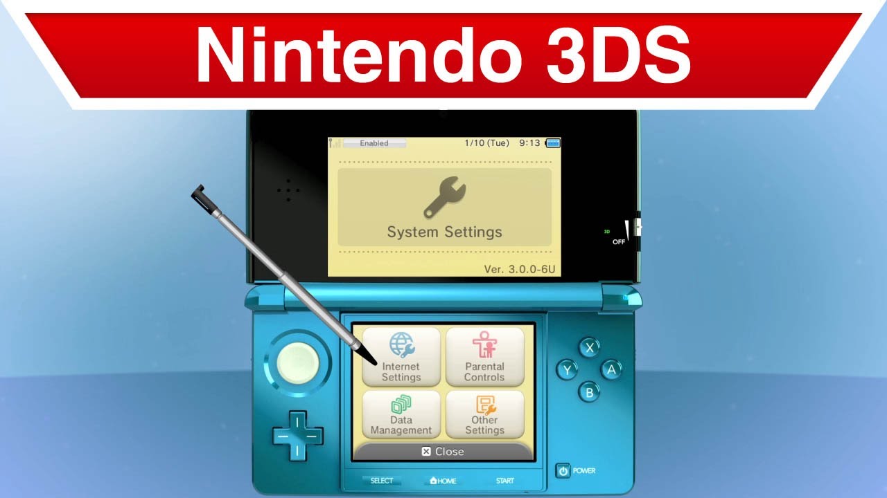 Nintendo 3DS - How To Connect to the Internet