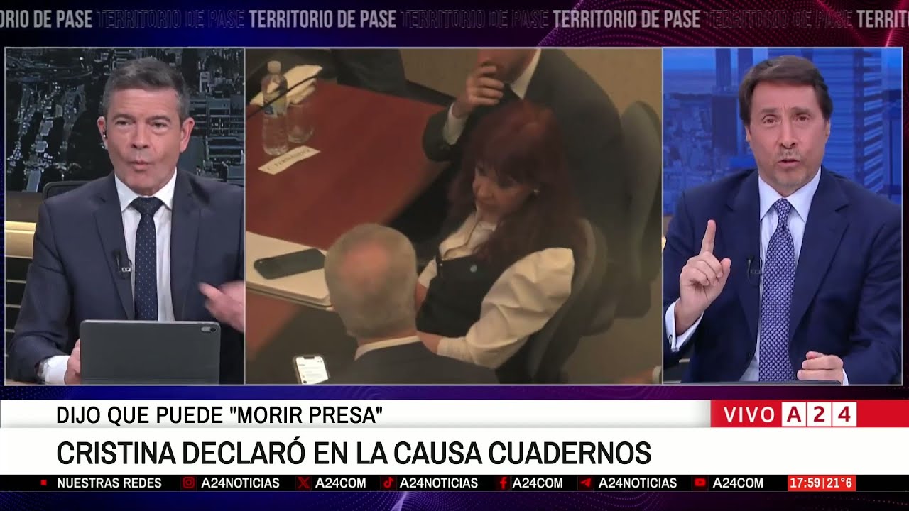 📢 CRISTINA EN EL BANQUILLO DE LOS ACUSADOS: EL PASE ENTRE ROSSI Y FEINMANN
