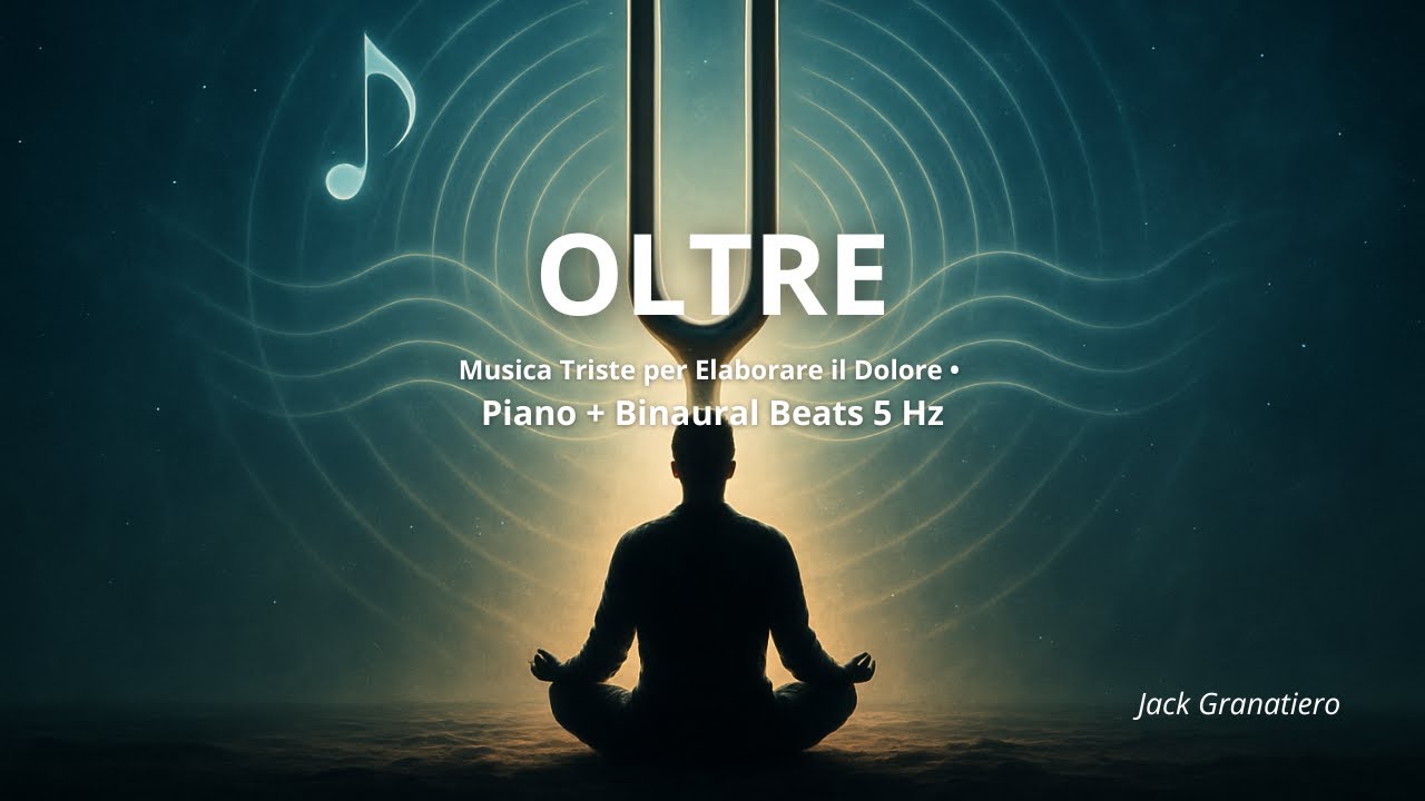 Musica Triste per Elaborare il Dolore - Piano + Binaural Beats 5 Hz - Healing  for Grief & Trauma