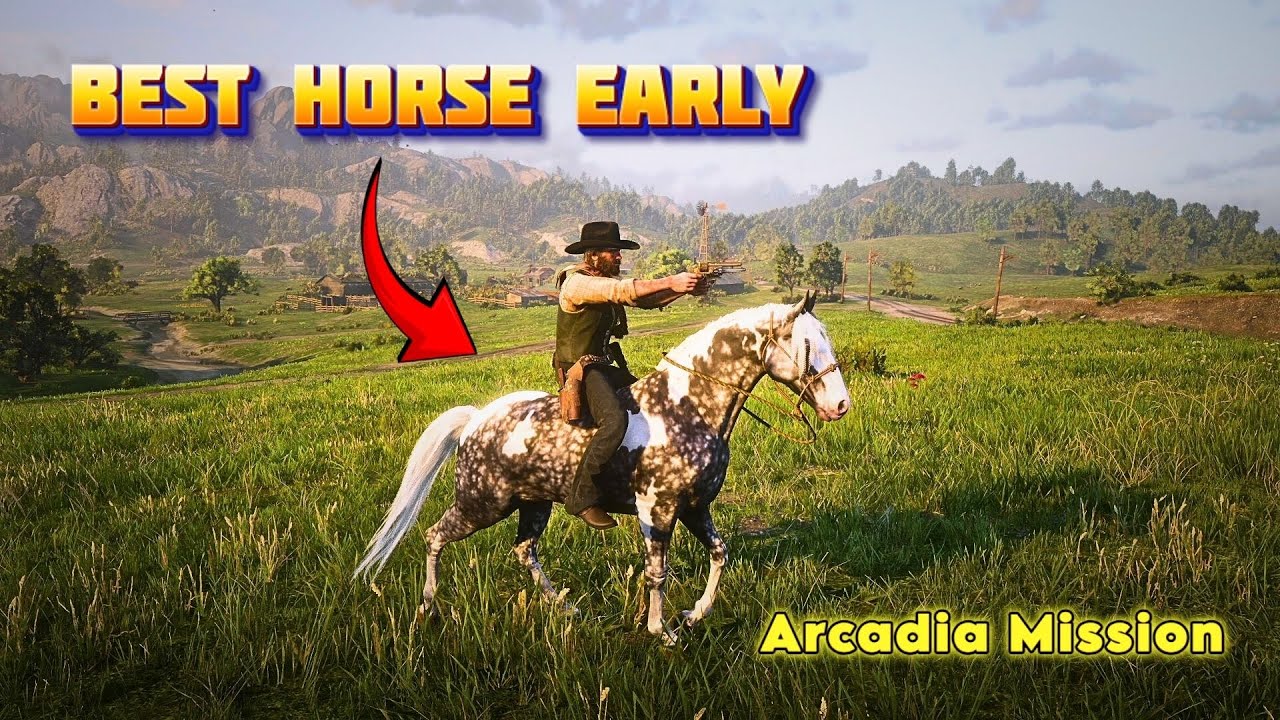 How to Get the Silver Dapple Pinto Missouri Fox Trotter EARLY and EASY!! RDR2