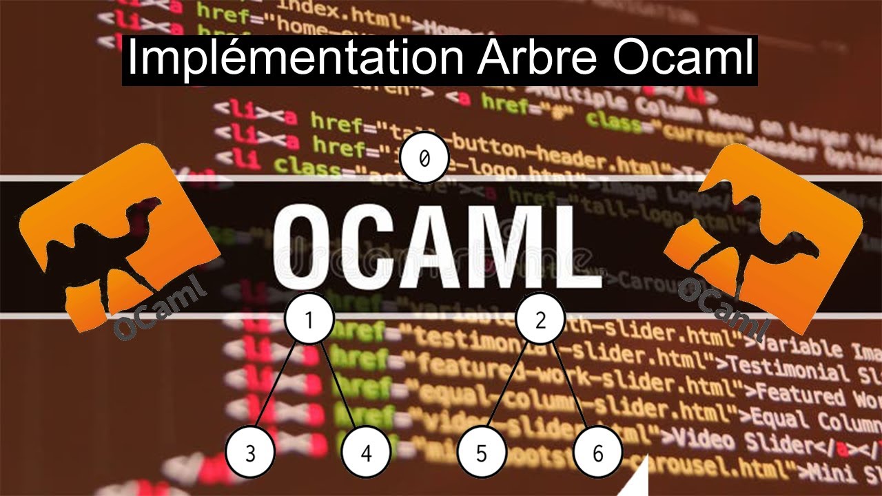 Implémentation en Ocaml des arbres binaires
