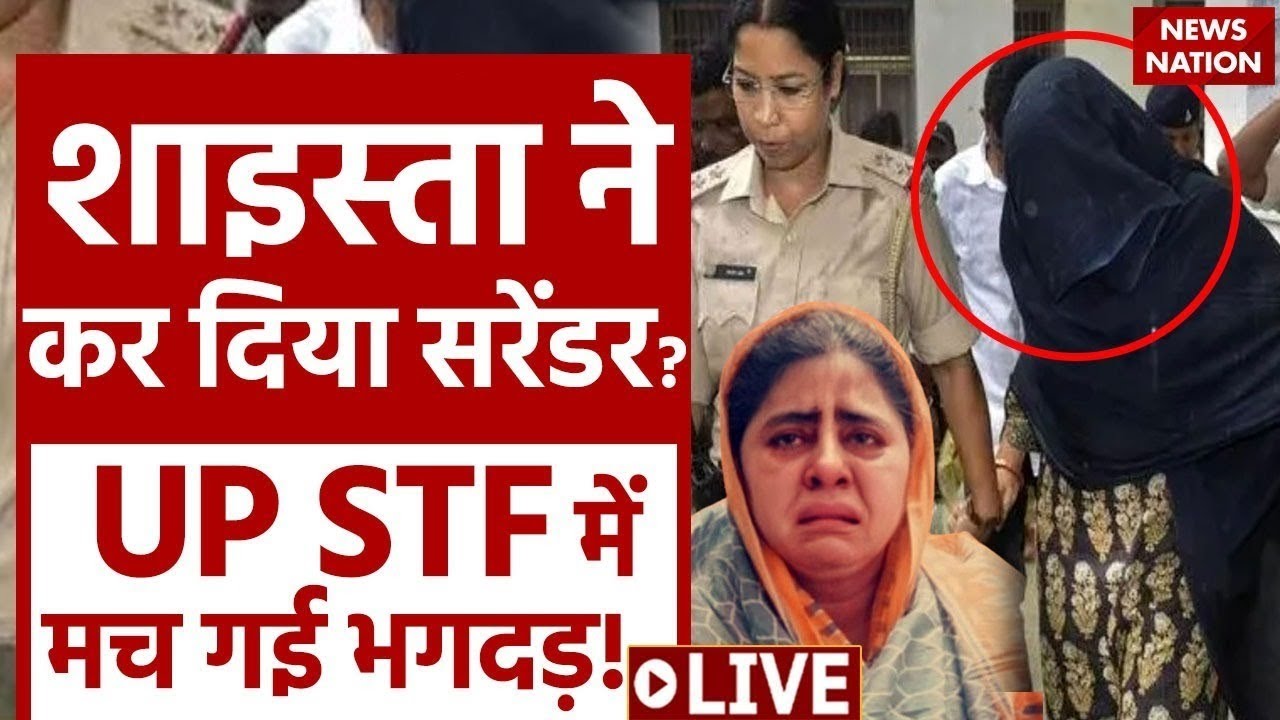 Shaista Parveen Surrender LIVE Updates: शाइस्ता का सरेंडर, Guddu Muslim परेशान! | Live News