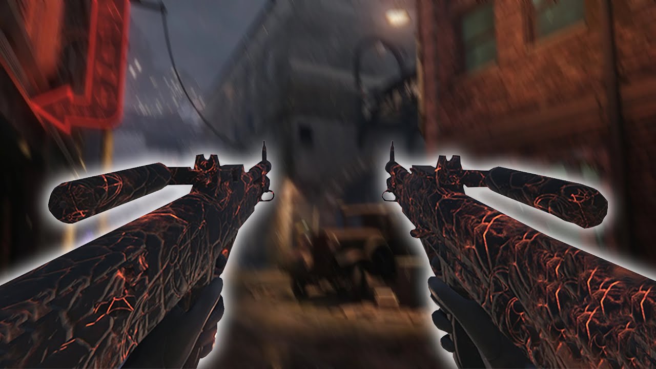 SHADOWS OF EVIL, BUT I HAVE BLACK OPS 1 WEAPONS 😳