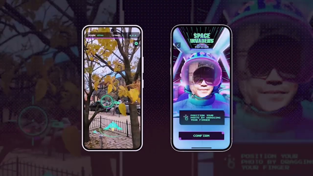 Taito's Space Invaders: World Defense AR OOH Campaign