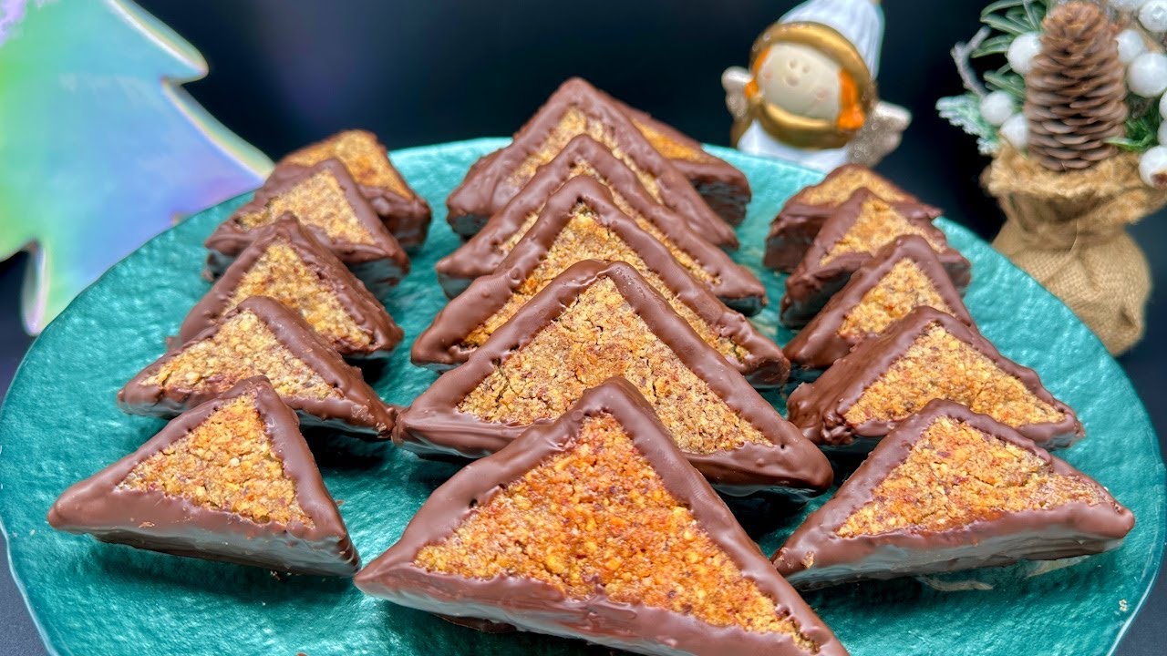 Вкуснейшее немецкое печенье за 30 минут! Ореховые треугольники - Nussecken !