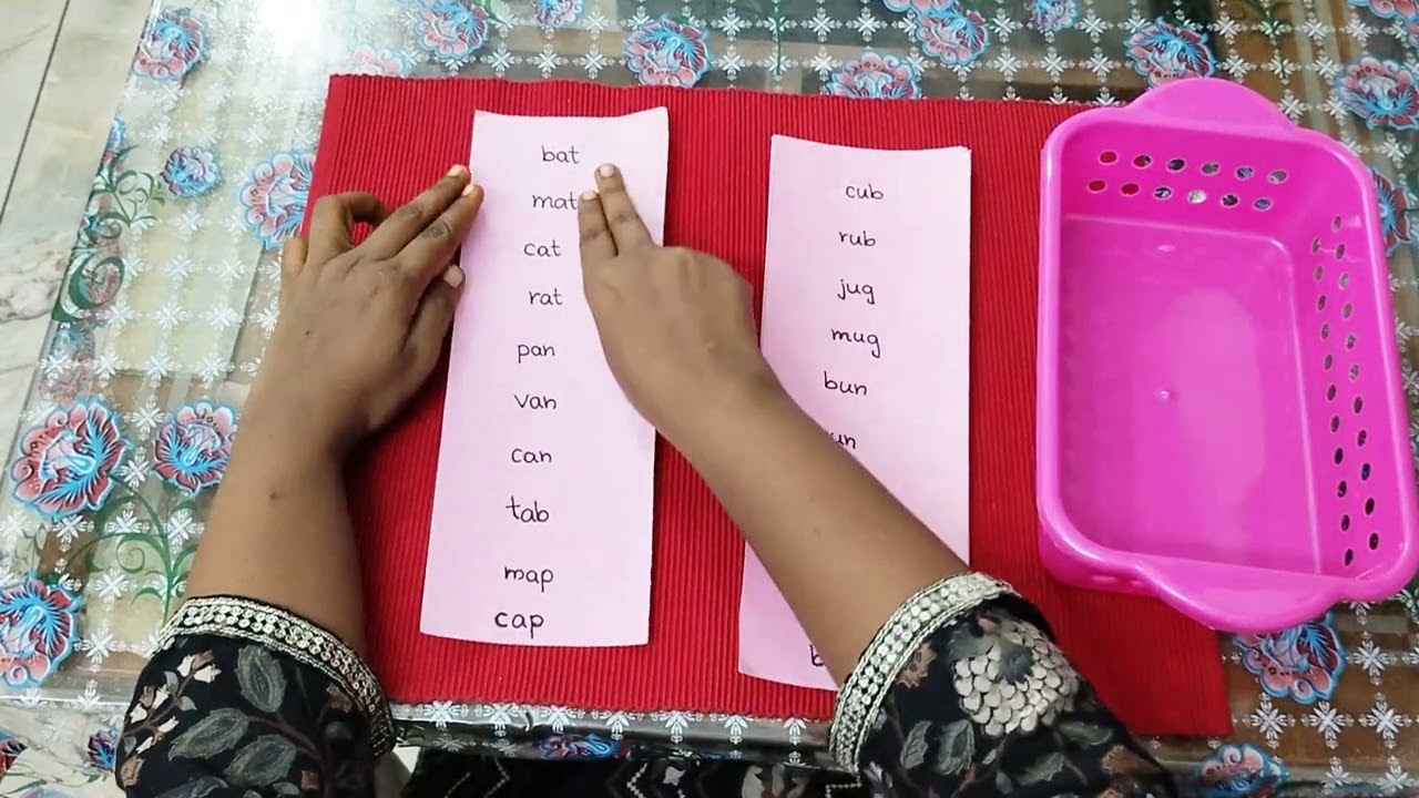 Introduction to pink scheme | Language | Montessori