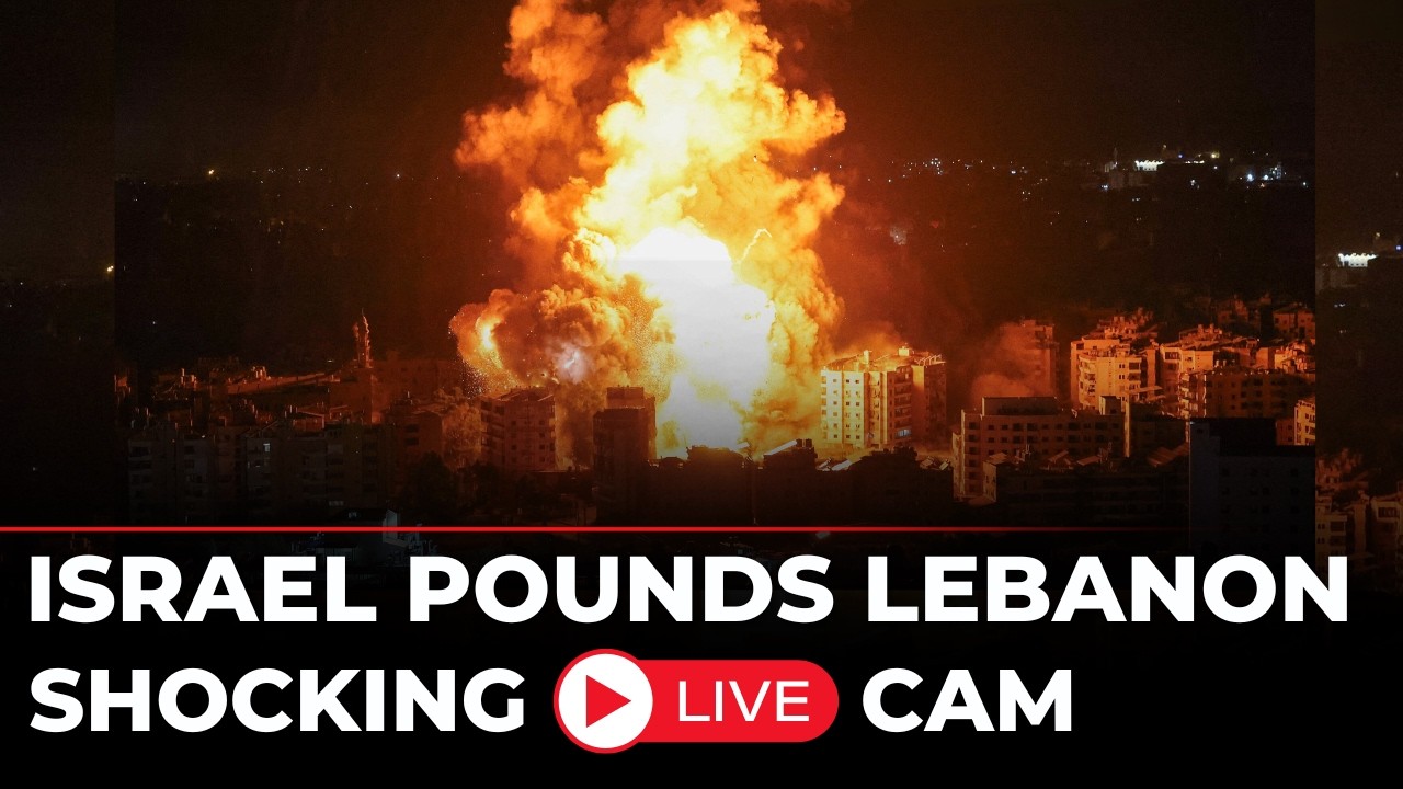 Israel-Lebanon War LIVE: IDF Airstrikes Hit Targets Across Lebanon, Explosions Rock Beirut Skyline