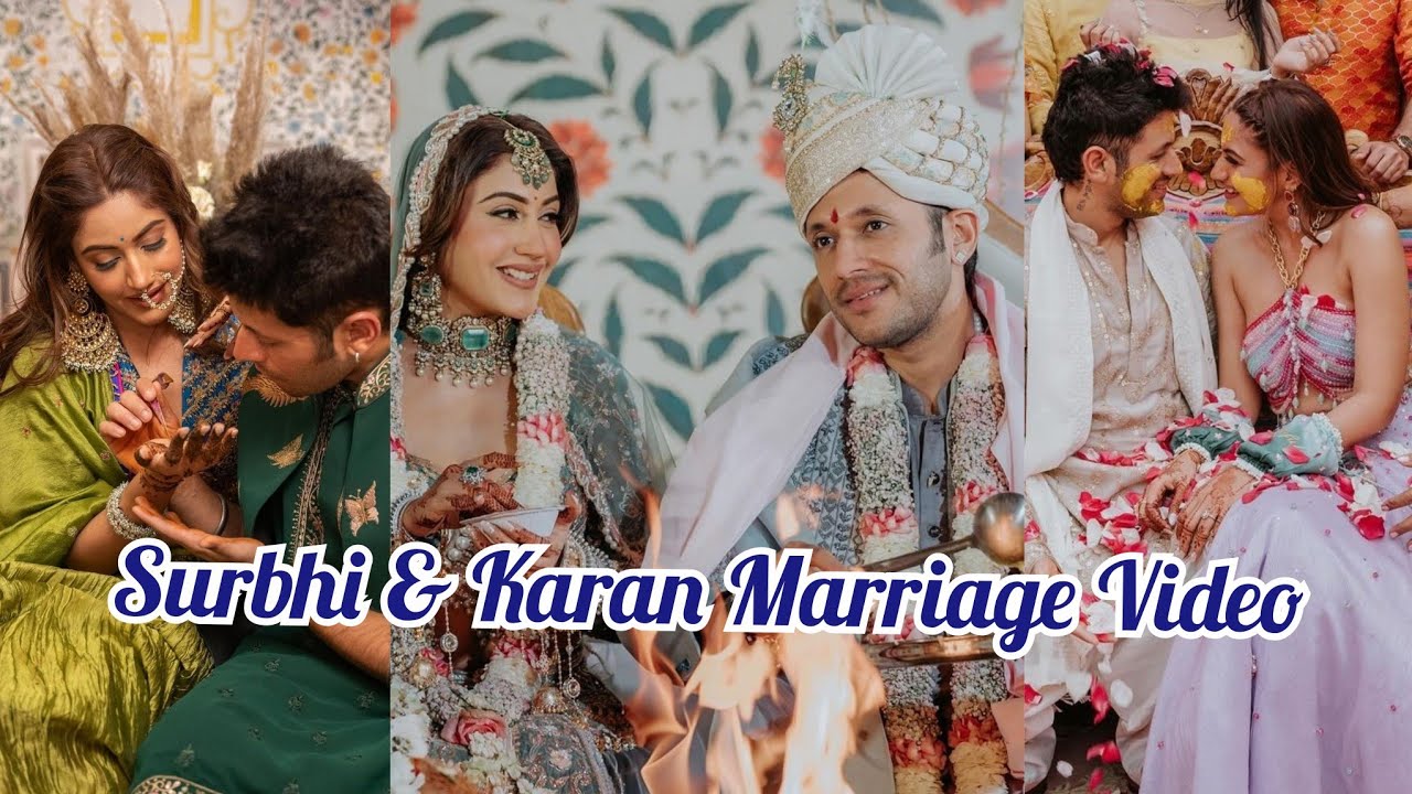 Surbhi and Karan | Surbhi Wedding Video | Surbhi Chandna