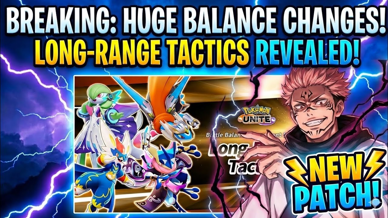 Long Range Pokémon Are OP After New Patch 😱 | New Patch Notes | Pokémon Unite 
