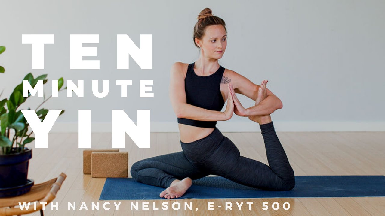Yin10 // Quick Yin Yoga // Bridge and Banana Pose