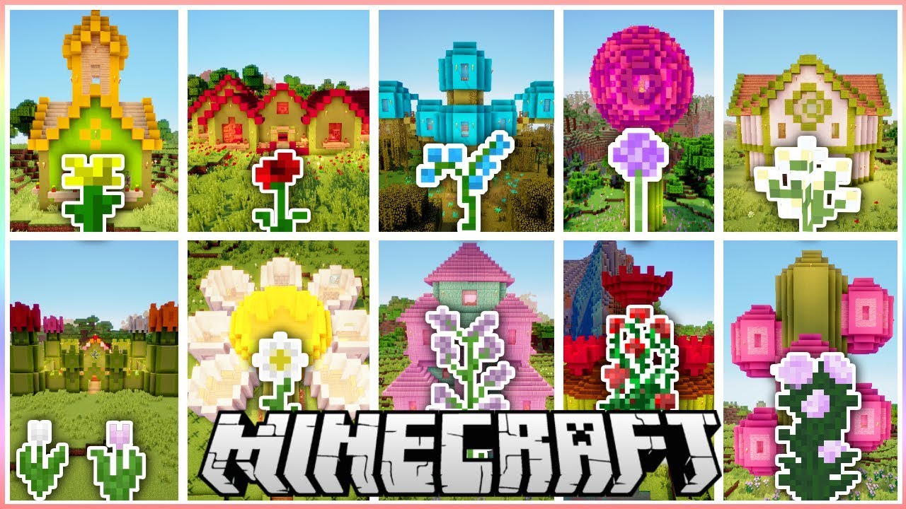 A House for Every Flower in Minecraft!