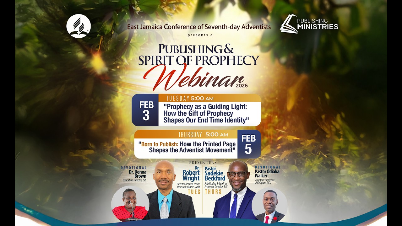 EJC Publishing & Spirit of Prophecy Webinar | Printed Page Shapes the Adventist Movement | Feb 5