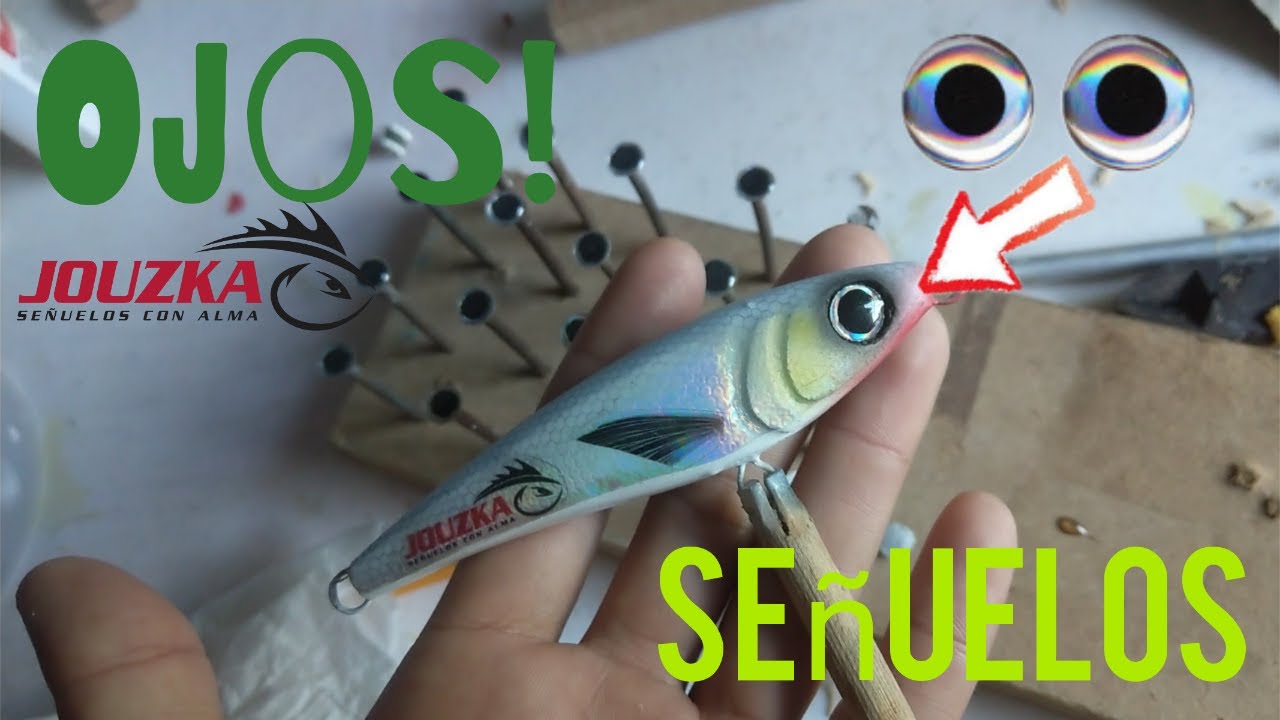 Como HacEr ojOs para señuelos cAsEros!!