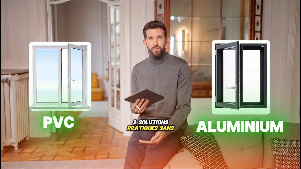 🔍 Vous h&eacute;sitez entre le PVC et l'aluminium pour vos fen&ecirc;tres et portes ? #pvc ou #aluminium ?