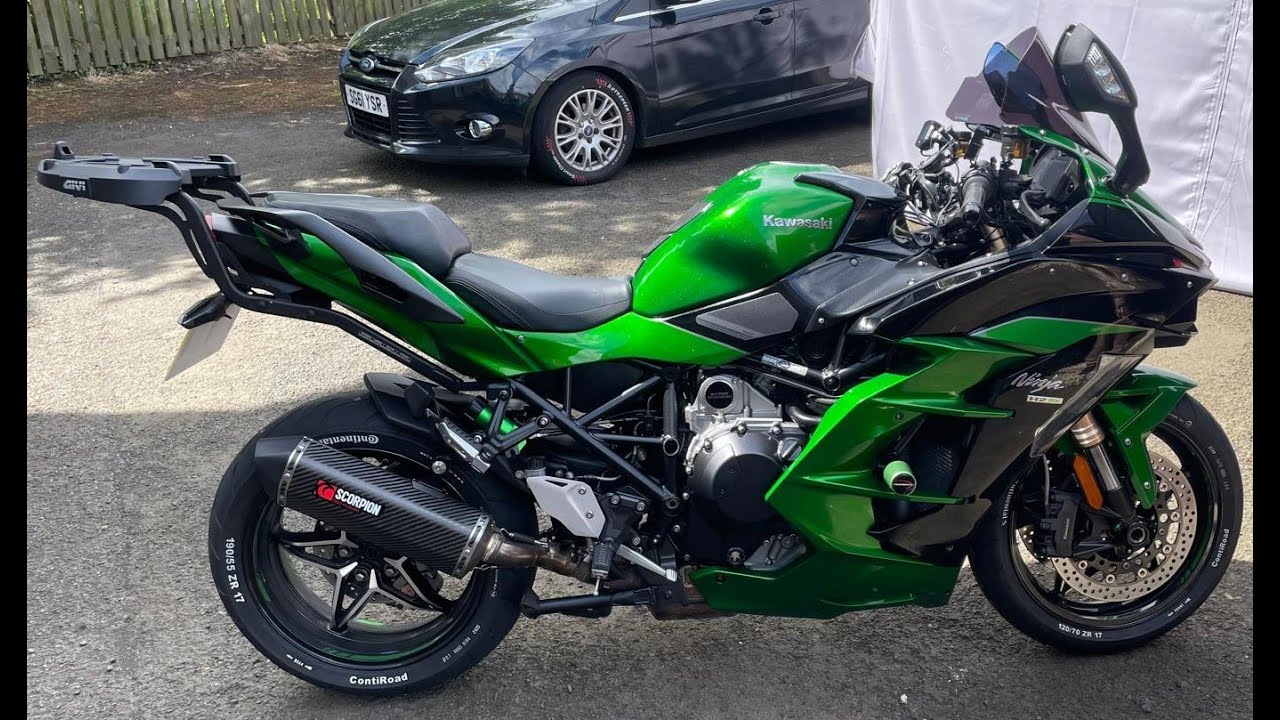 Kawasaki H2 SX SE Scorpion Exhaust Soundtest