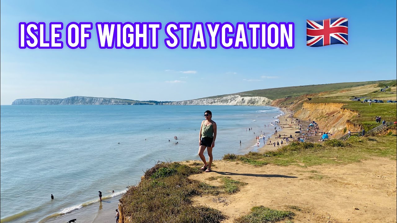 ISLE OF WIGHT BEACH TOUR! Staycation Day 3 Exploring 6 different places in a day