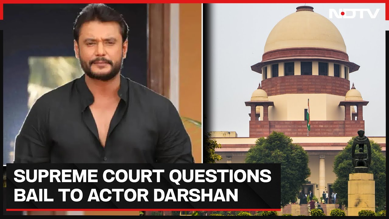 Actor Darshan Bail | Supreme Court's "Discretion" Remark After High Court Bail For Actor Darshan