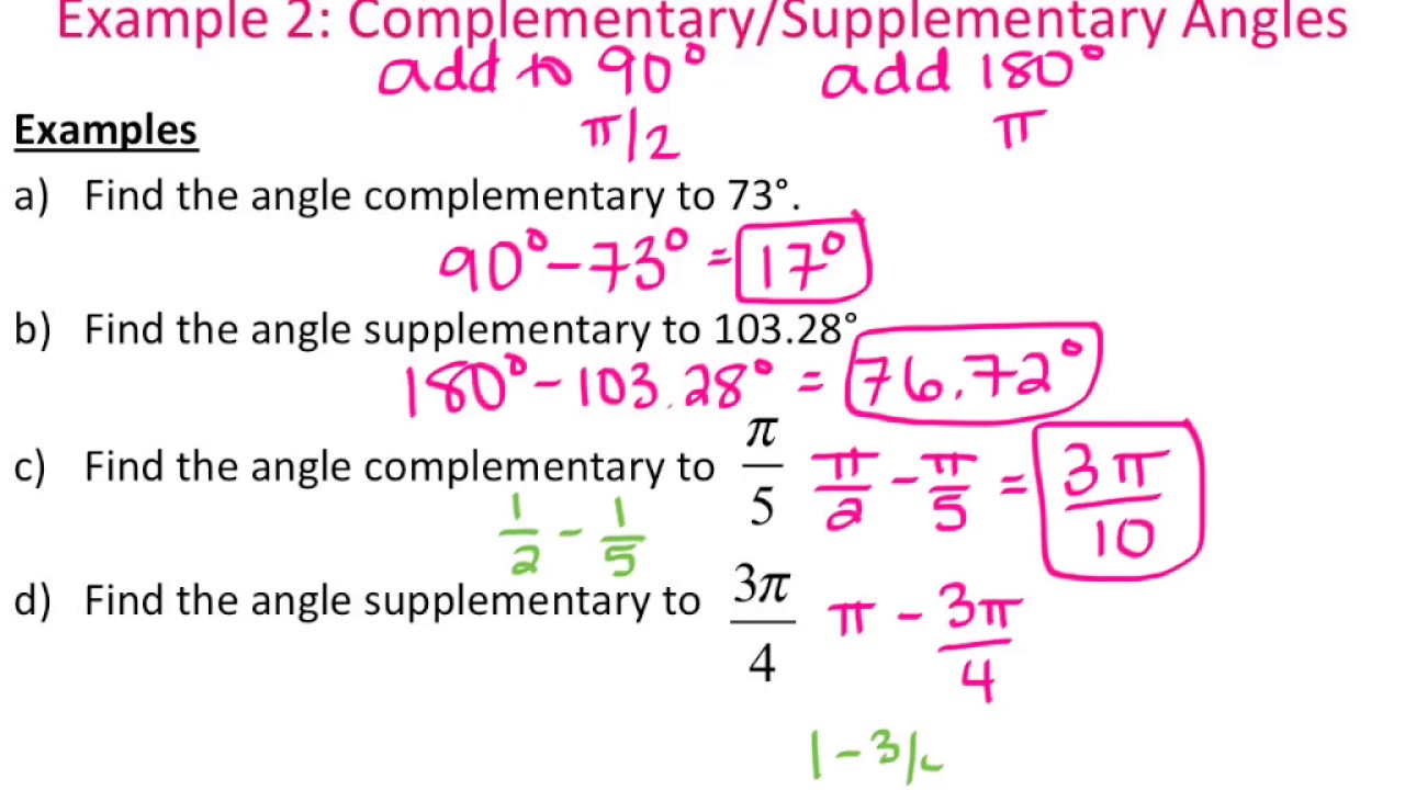 Precalc 4.1 Radians and Degrees