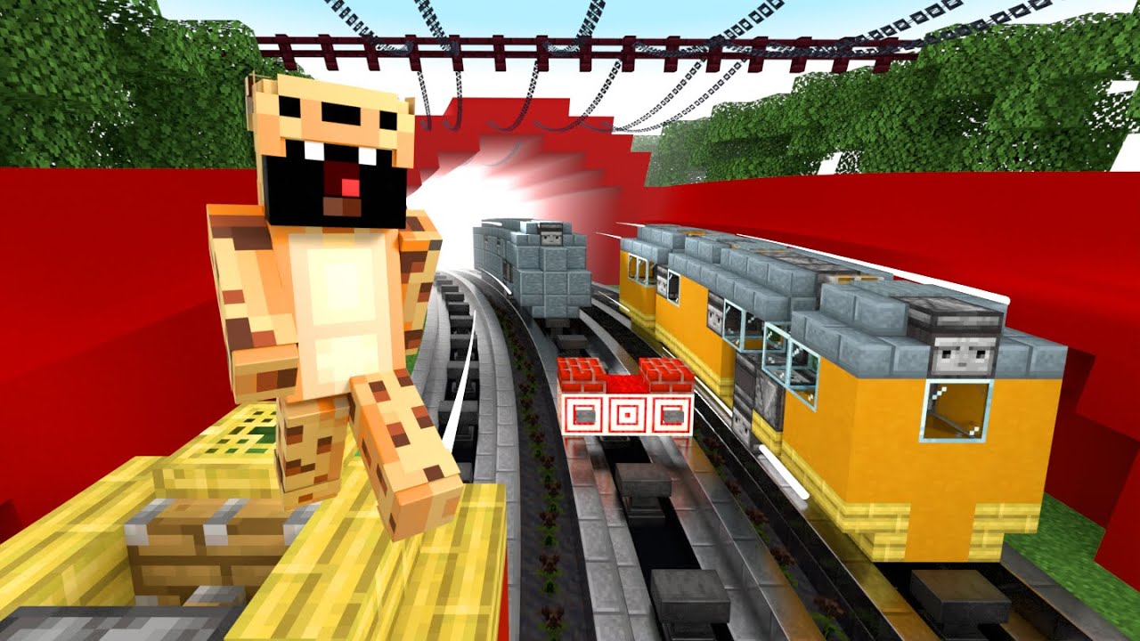 I made Subway Surfers in Minecraft with redstone