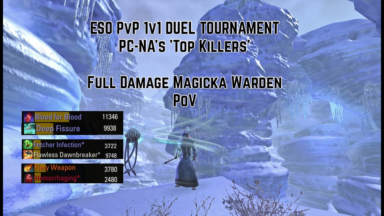 ESO PvP 1st Place | 1v1 'Top Killers' Duel Tournament | Magic Warden - Gold Road Patch