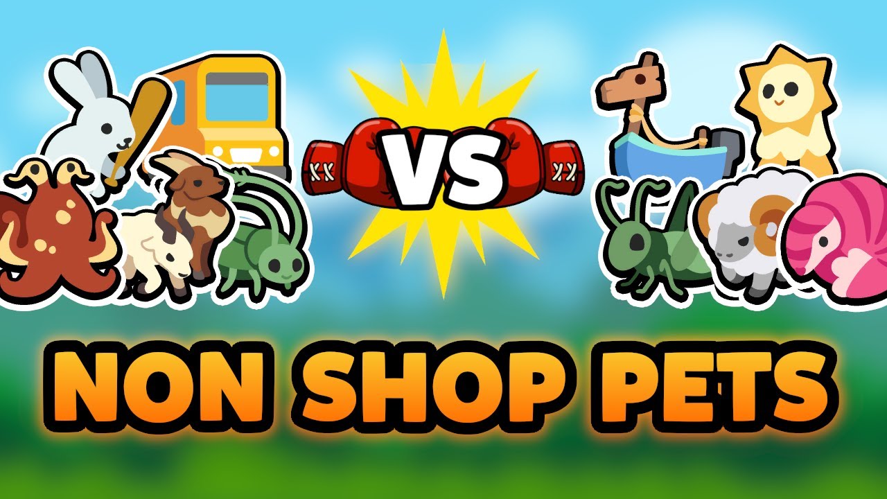 Super Auto Pets but we can only use NON SHOP PETS