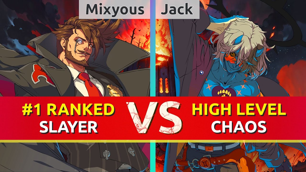 GGST ▰ Mixyous (#1 Ranked Slayer) vs Jack (Happy Chaos). High Level Gameplay