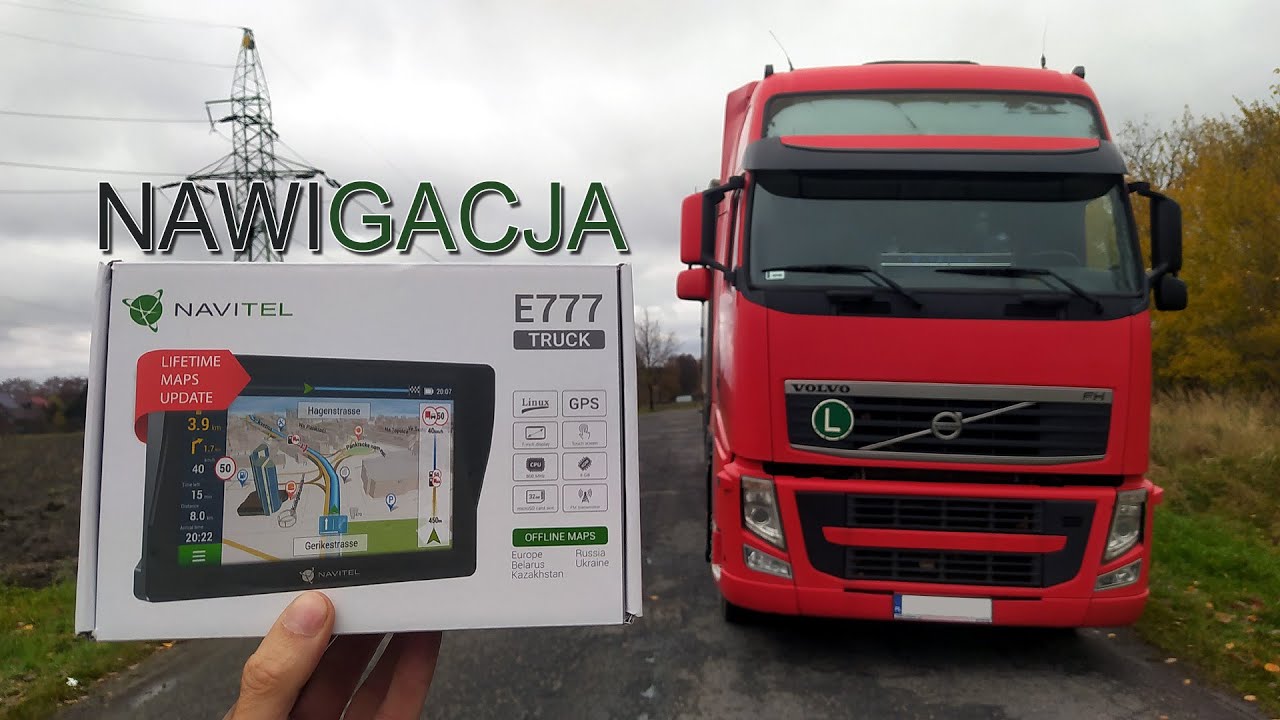 Nawigacja Navitel E777 Truck dla kierowców ciężarówek | KrychuTIR™