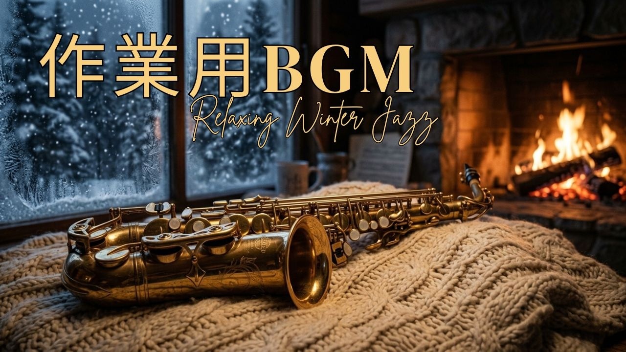 【作業用BGM】穏やかに続くウィンタージャズ｜深く没入できる冬カフェBGM ❄️☕ Winter Jazz for Calm & Focus