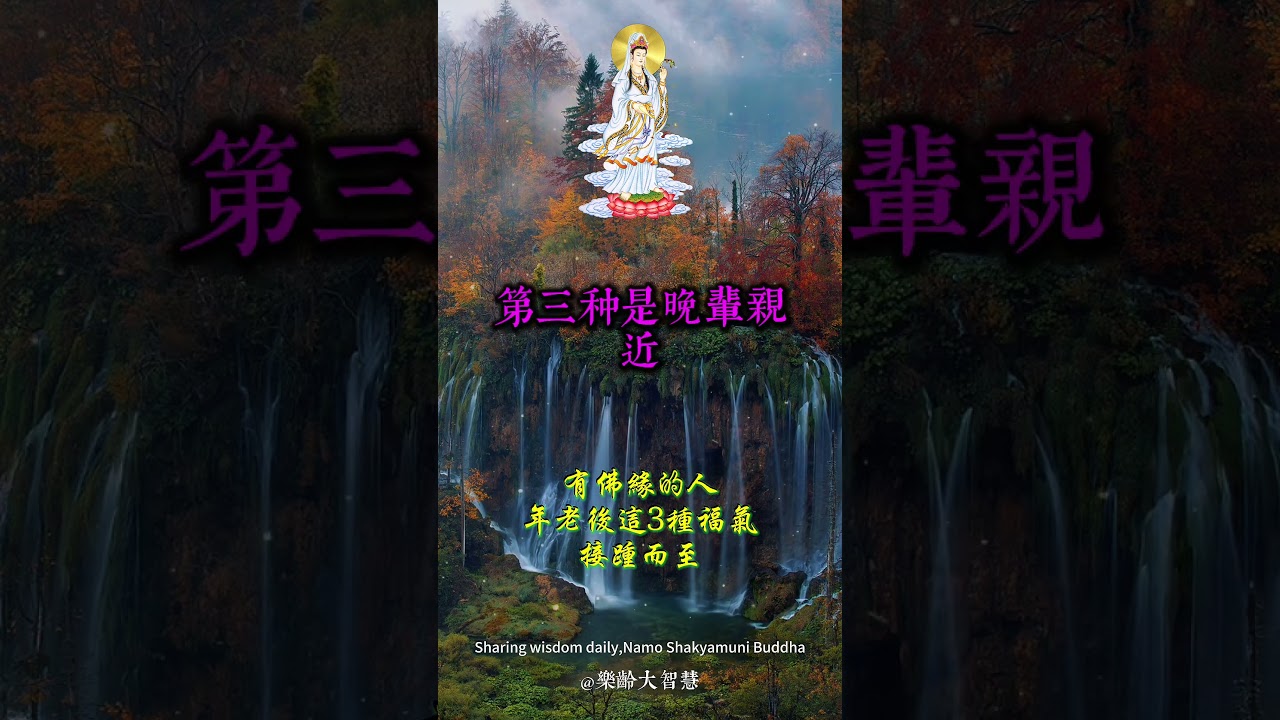 有佛緣的人，年老後這3種福氣接踵而至。   #樂齡智慧坊#老年智慧#老年故事