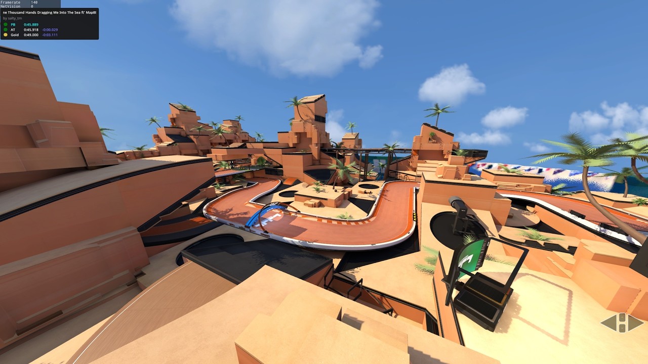 1700 || One Thousand Hands Dragging Me Into The Sea by salty_tm ft Map88 || TOTD AT || Trackmania
