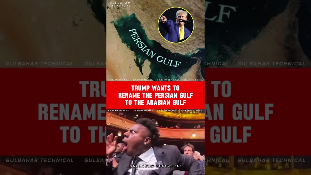 Trump Renames Persian Gulf to Arabian Gulf 🌍🔥