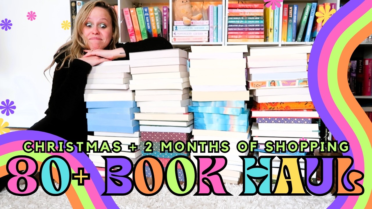 ⭐HUGE 80+ BOOK HAUL⭐ Christmas Presents + Months of Chaos Purchases