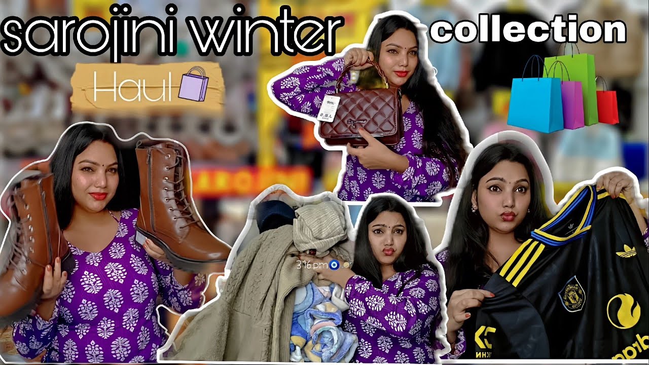 Latest sarojini winter Haul video //क्या आपको सरोजिनी जाना चाहिए या नहीं? #sarojini #sarojininagar 