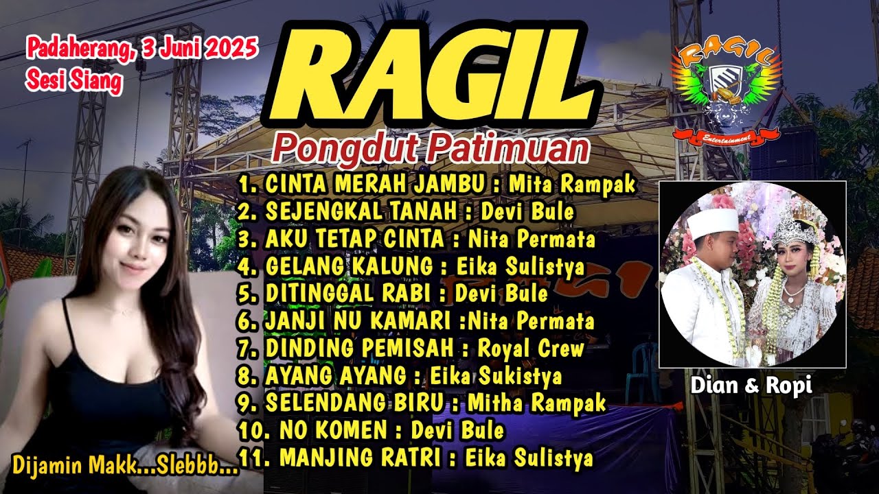 CINTA MERAH JAMBU - LIVE SUKAMANAH PADAHERANG - RAGIL PONGDUT