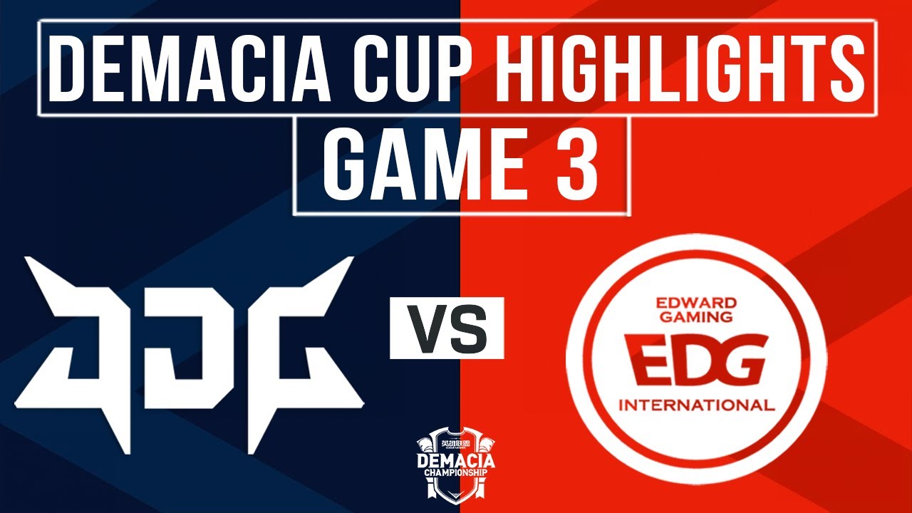 JDG vs EDG Highlights Game 3 | Demacia Cup 2025 | JD Gaming vs EDward Gaming