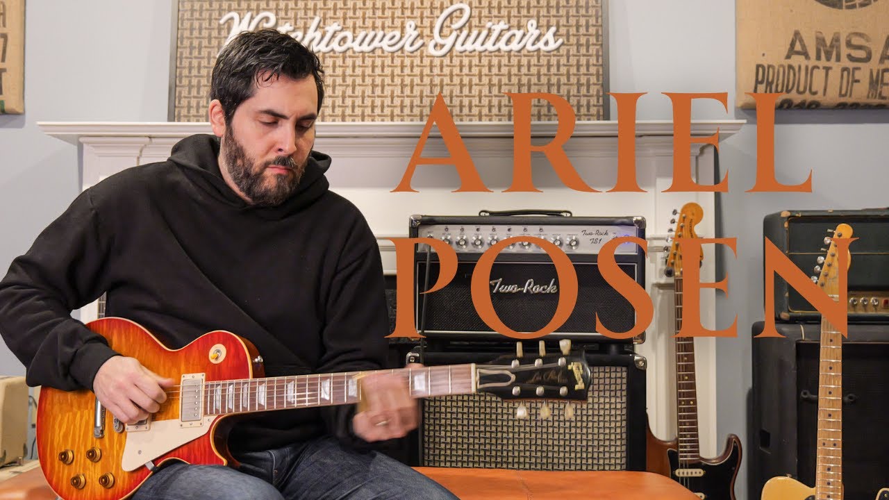 Ariel Posen plays a 2001 Gibson Les Paul Murphy Aged in Cherry Sunburst