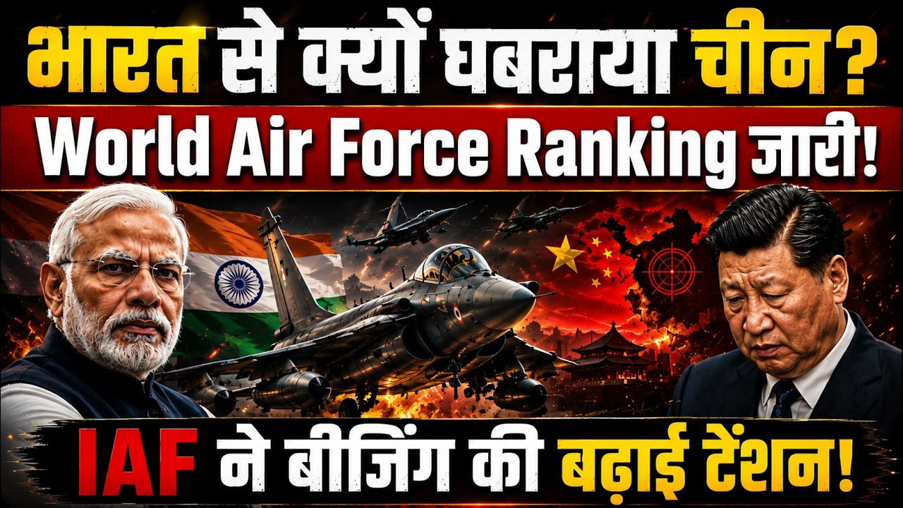World Air Force Ranking 2026: भारत चीन से आगे! IAF की ताकत ने दुनिया को चौंकाया | India vs China