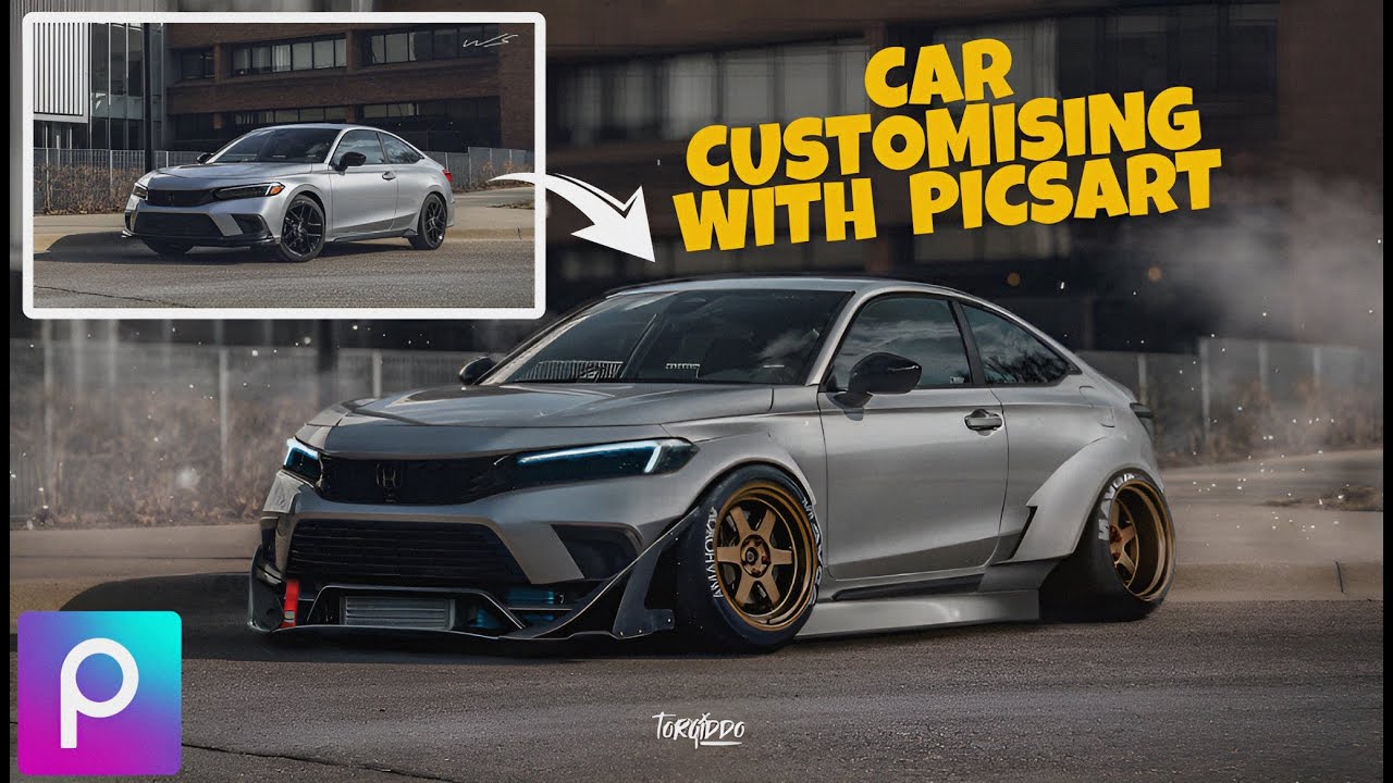 CAR CUSTOMISING WITH PICSART | PHOTO MANIPULATION WITH PICSART