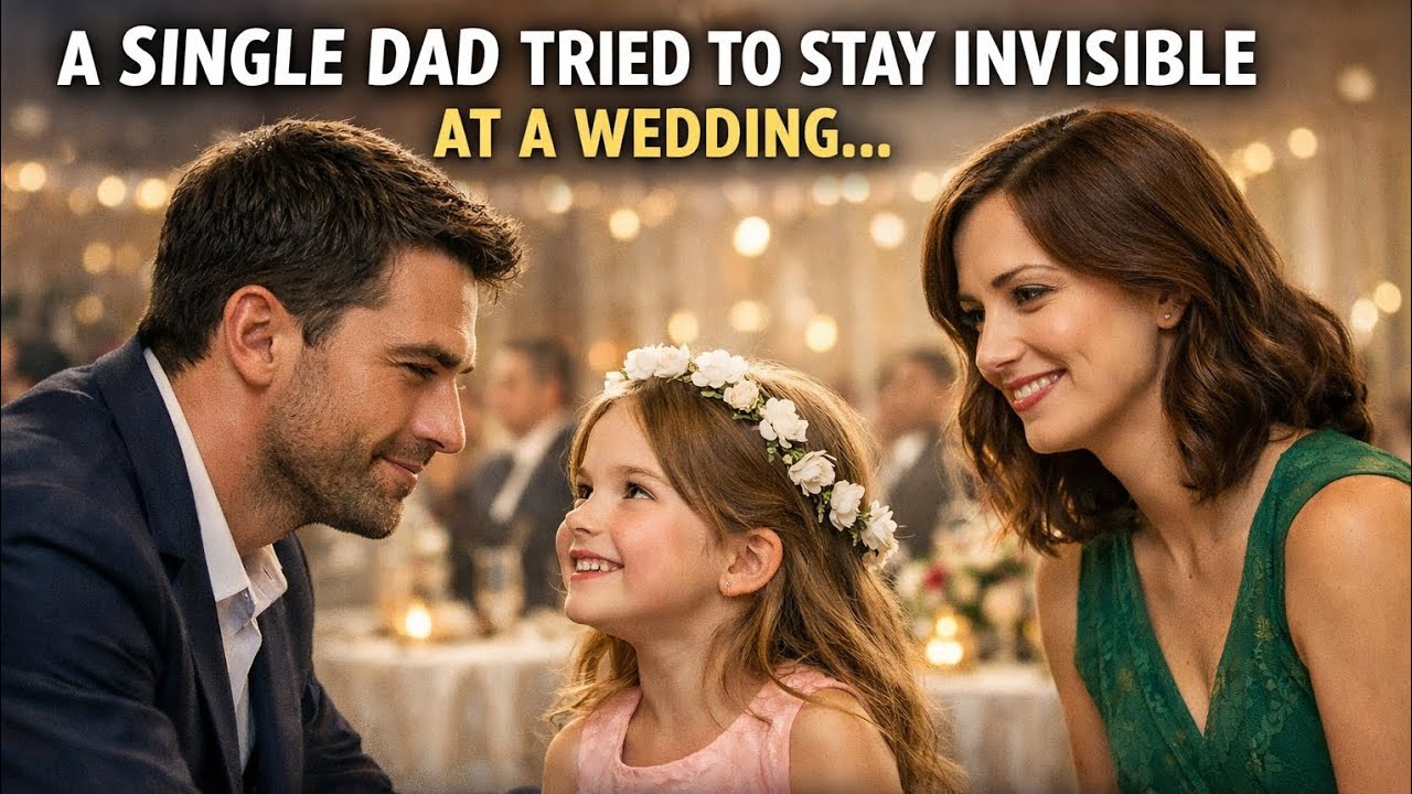 A Single Dad Tried to Stay Invisible at a Wedding — Then a Woman Said, “Look at Me” 